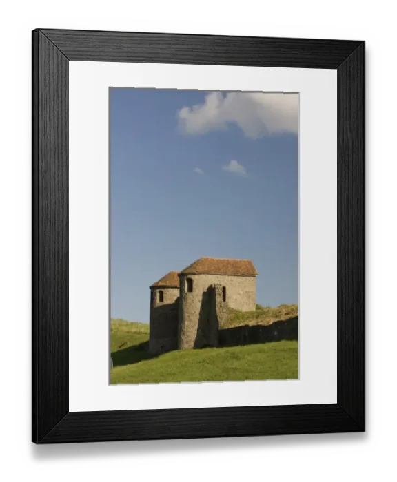 Framed Print : Romania, Salaj County, Porolisum, one of the largest and best-preserved archaeological