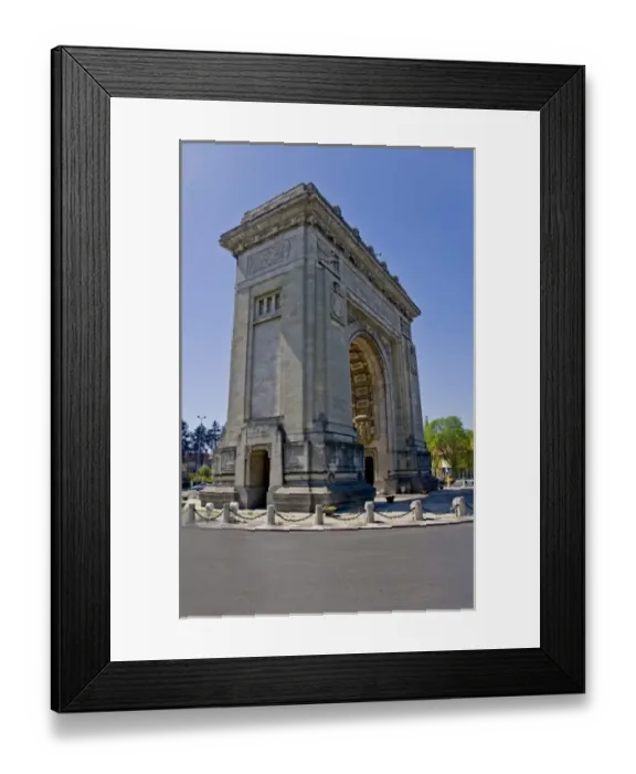 Framed Print : A drive by of arch square in Bucharest Romania Framed Print : A drive by of arch square in Bucharest Romania
