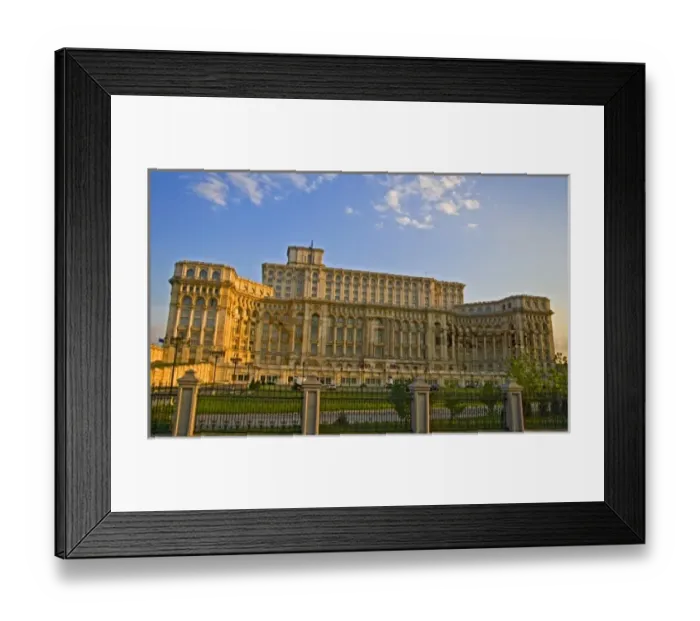 Framed Print : A view of the palace of the Parliament in Bucharest Romania Framed Print : A view of the palace of the Parliament in Bucharest Romania