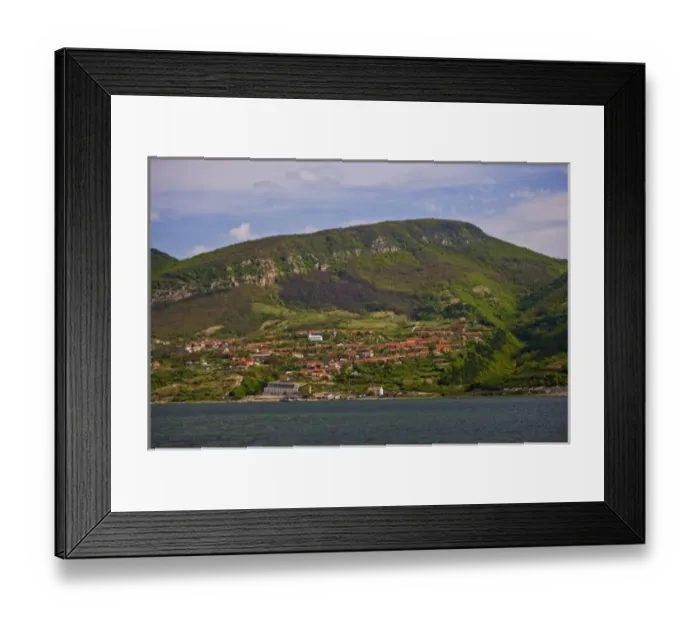 Framed Print : Cruising down the Danube River, throught the Kazan gorge of the Iron Gate throught Framed Print : Cruising down the Danube River, throught the Kazan gorge of the Iron Gate throught
