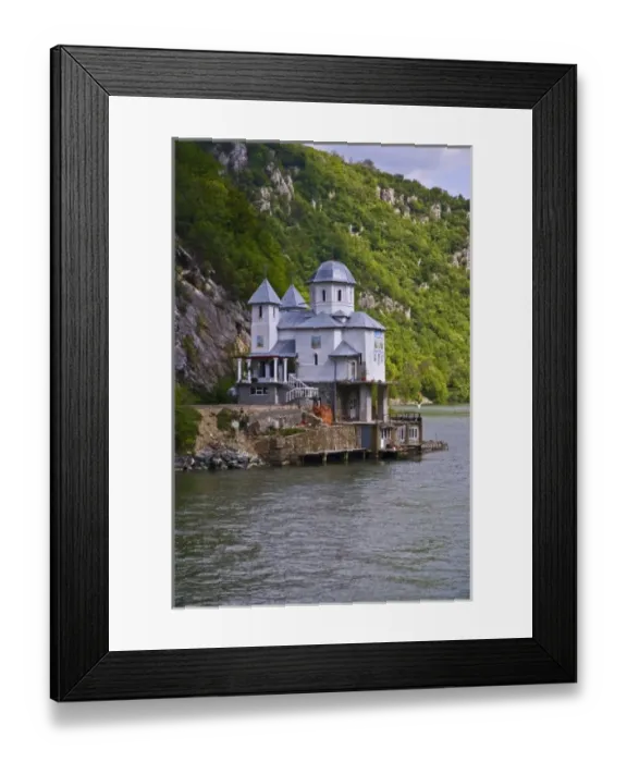 Framed Print : Cruising down the Danube River, throught the Kazan gorge of the Iron Gate throught Framed Print : Cruising down the Danube River, throught the Kazan gorge of the Iron Gate throught