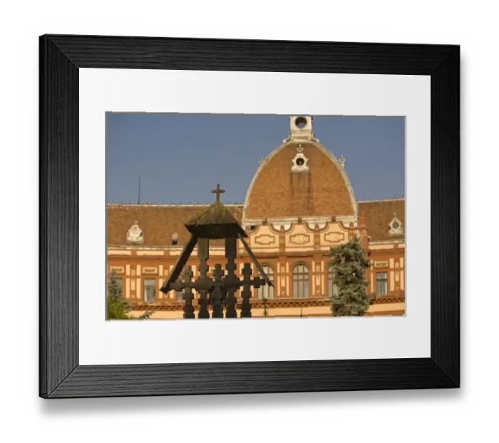 Framed Print : Baroque Old Town of Brasov, Romania, Eastern Europe
