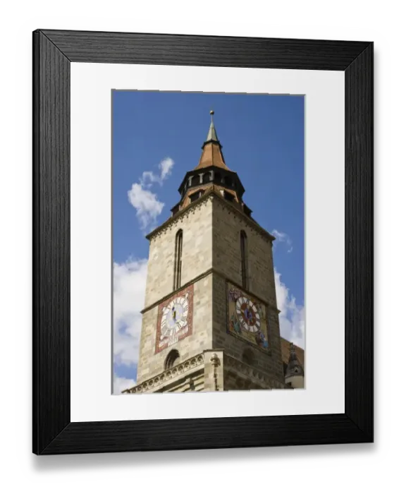 Framed Print : The Black Church, built between 1385 and 1477. It represents different architectural Framed Print : The Black Church, built between 1385 and 1477. It represents different architectural