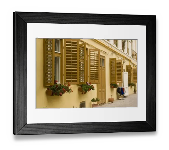 Framed Print : Building near The Large Square, Sibiu, Romania, Eastern Europe Framed Print : Building near The Large Square, Sibiu, Romania, Eastern Europe