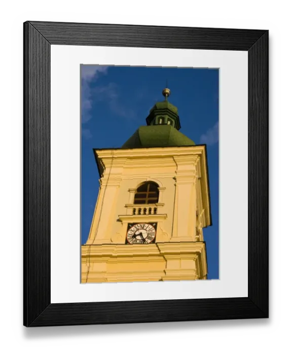 Framed Print : Tower of the 17th century Roman Catholic Cathedral, Sibiu, Romania, Eastern Europe Framed Print : Tower of the 17th century Roman Catholic Cathedral, Sibiu, Romania, Eastern Europe