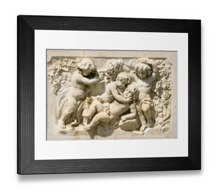 Framed Print : Statues around the 18th Century Peles Castle, Sinaia, Romania, Eastern Europe
