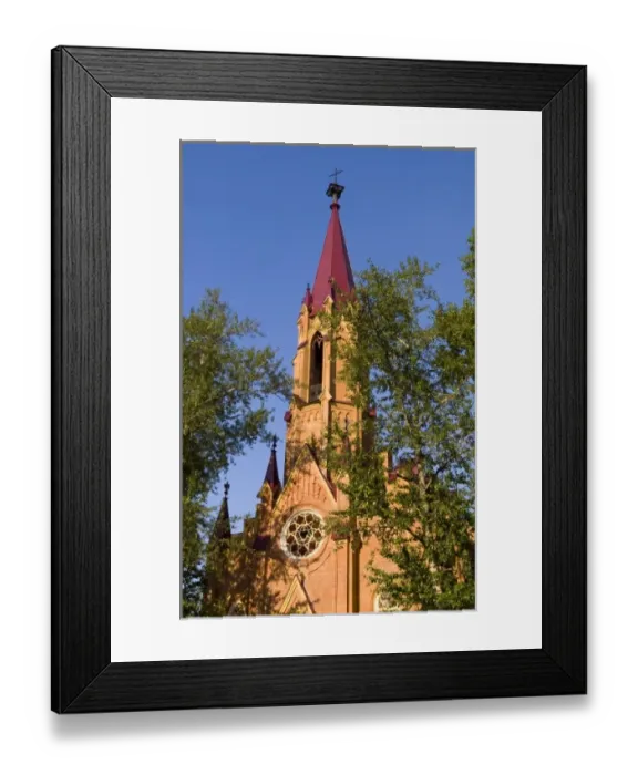 Framed Print : Irkutsk Siberia, Russia a beautiful Russian Orthodox Church with red steeple Framed Print : Irkutsk Siberia, Russia a beautiful Russian Orthodox Church with red steeple