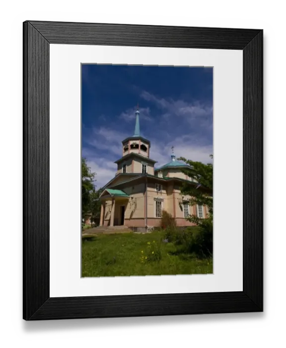 Framed Print : Old wooden Russian Orthodox church in Listvyanka near Irkutsk in Siberia Russia Framed Print : Old wooden Russian Orthodox church in Listvyanka near Irkutsk in Siberia Russia