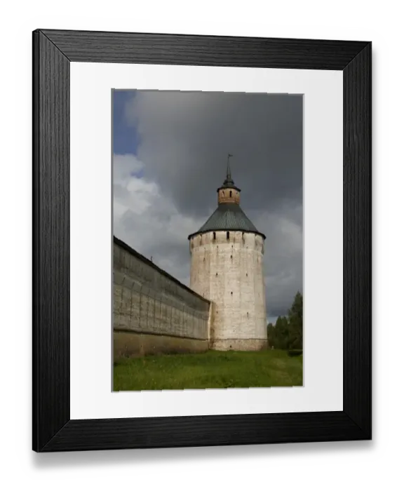 Framed Print : Russia, Volga-Baltic Waterway, Goritzy. Kirillo-Belozersky Monastery, founded in 1397 by St Framed Print : Russia, Volga-Baltic Waterway, Goritzy. Kirillo-Belozersky Monastery, founded in 1397 by St