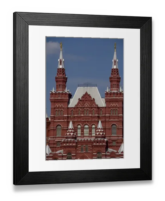 Framed Print : Russia, Moscow, Red Square (aka Market Square). Red brick building that houses Framed Print : Russia, Moscow, Red Square (aka Market Square). Red brick building that houses