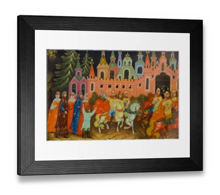 Framed Print : Russia, Moscow, Arbat Street. Popular shopping area filled with up-scale stores & cafes