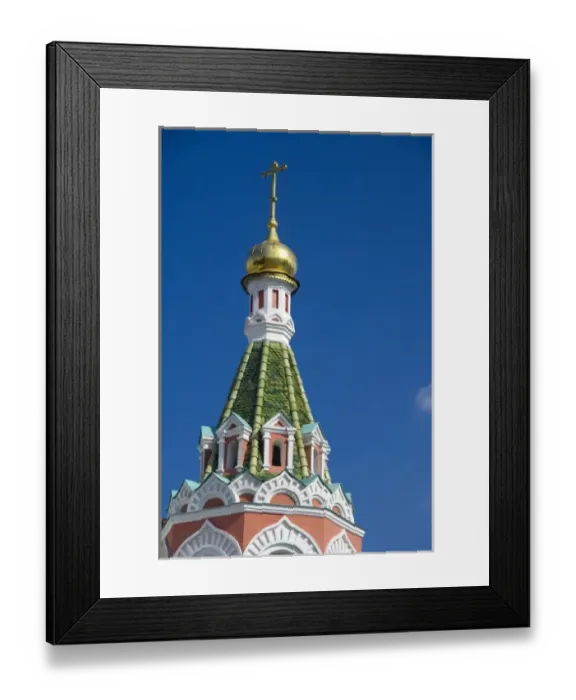 Framed Print : Russia, Moscow, Red Square. Our Lady of Kazan Cathedral. The only church on Red Square Framed Print : Russia, Moscow, Red Square. Our Lady of Kazan Cathedral. The only church on Red Square