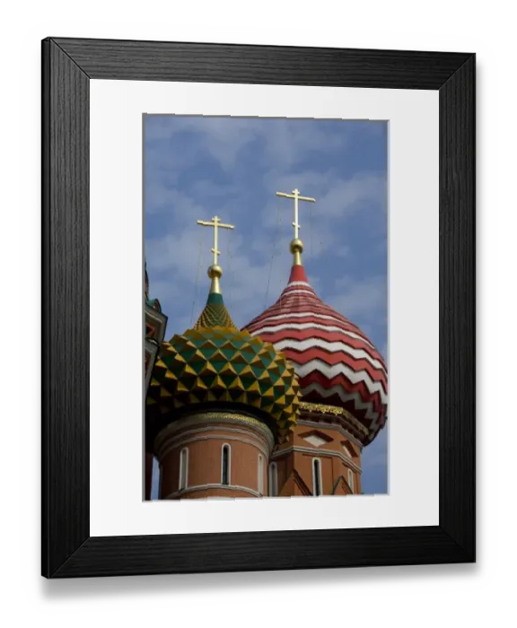 Framed Print : Russia, Moscow, Red Square. St. Basils Cathedral (aka Pokrovsky Sobor or Cathedral