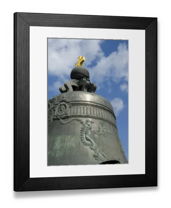 Framed Print : Russia, Moscow, The Kremlin. 200 ton Czar Bell, c. 1735. The bell cracked in Framed Print : Russia, Moscow, The Kremlin. 200 ton Czar Bell, c. 1735. The bell cracked in