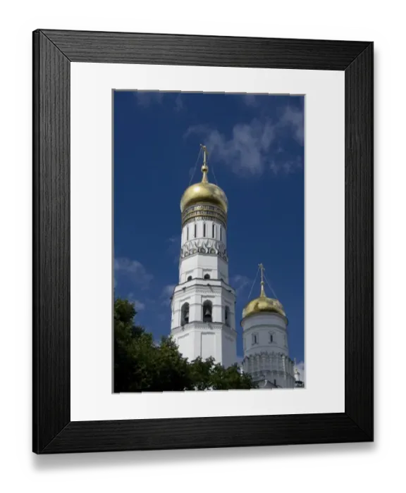 Framed Print : Russia, Moscow, The Kremlin. Ivan the Great Bell Tower