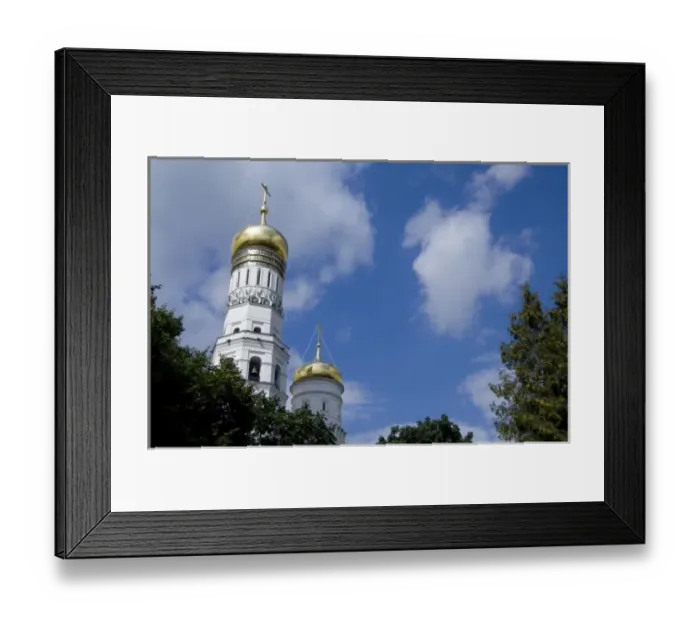 Framed Print : Russia, Moscow, The Kremlin. Ivan the Great Bell Tower