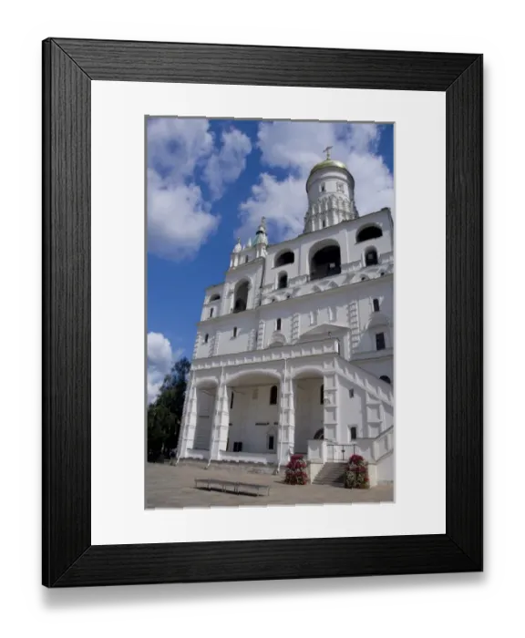 Framed Print : Russia, Moscow, The Kremlin. The Assumption Belfry, 16th century
