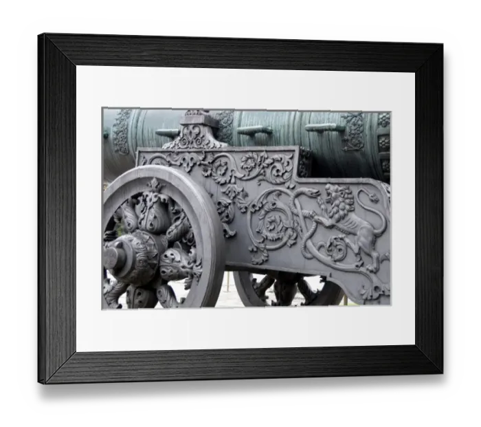 Framed Print : Russia, Moscow, The Kremlin. 14th century bronze Czar Cannon, weighing almost 40 tons Framed Print : Russia, Moscow, The Kremlin. 14th century bronze Czar Cannon, weighing almost 40 tons