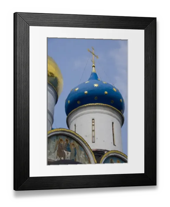 Framed Print : Russia, Golden Ring (aka Zolotoe Koltso), Sergiyev Posad (aka Sergiev), formerly Zagorsk