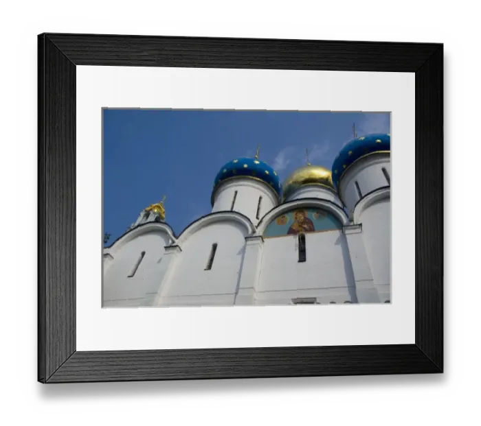 Framed Print : Russia, Golden Ring (aka Zolotoe Koltso), Sergiyev Posad (aka Sergiev), formerly Zagorsk