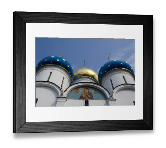 Framed Print : Russia, Golden Ring (aka Zolotoe Koltso), Sergiyev Posad (aka Sergiev), formerly Zagorsk