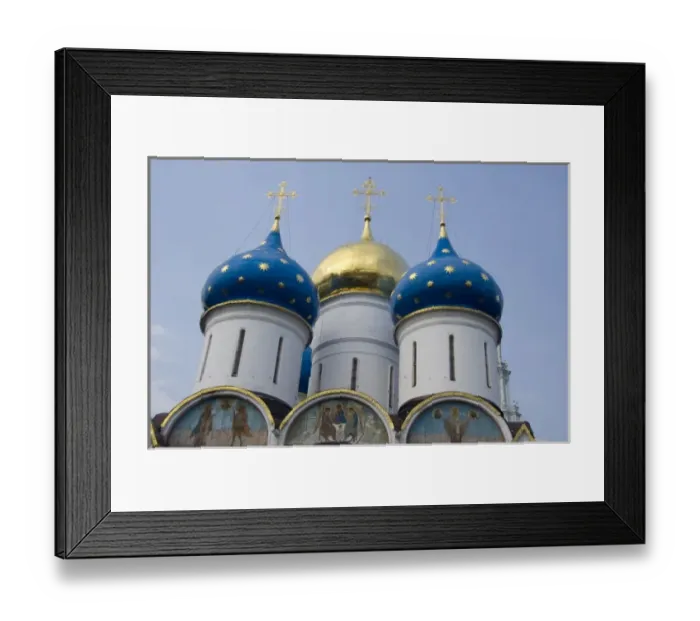 Framed Print : Russia, Golden Ring (aka Zolotoe Koltso), Sergiyev Posad (aka Sergiev), formerly Zagorsk