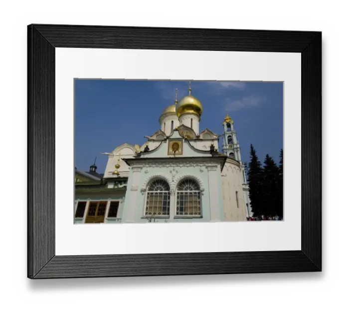 Framed Print : Russia, Golden Ring (aka Zolotoe Koltso), Sergiyev Posad (aka Sergiev), formerly Zagorsk