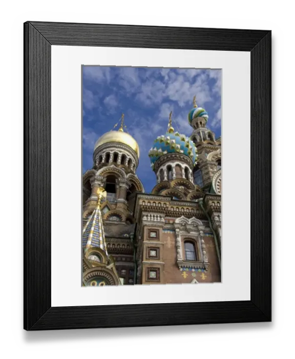 Framed Print : Russia, St. Petersburg, Nevsky Prospekt, The Cathedral of the Resurrection (aka Our
