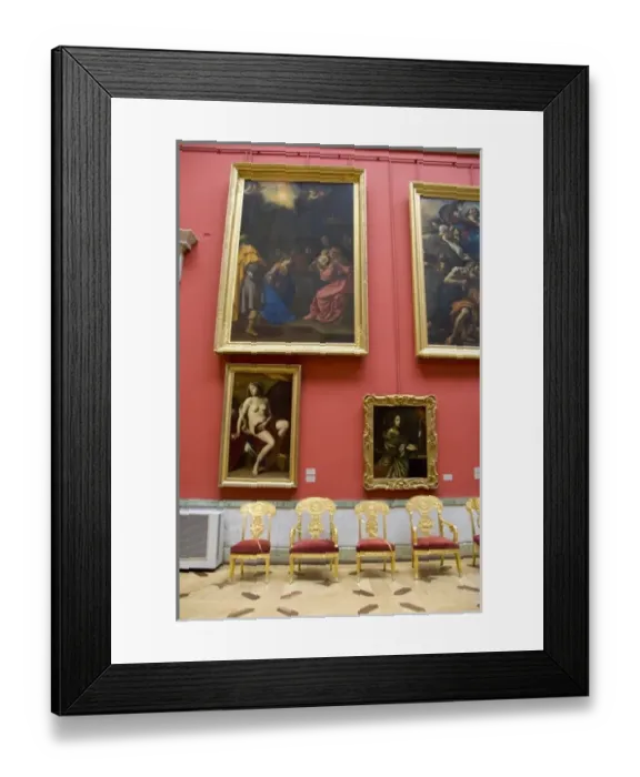 Framed Print : Russia, St. Petersburg, The Hermitage (aka Winter Palace). The Small Italian Skylight Hall