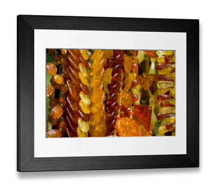 Framed Print : Russia, St. Petersburg. Russian amber