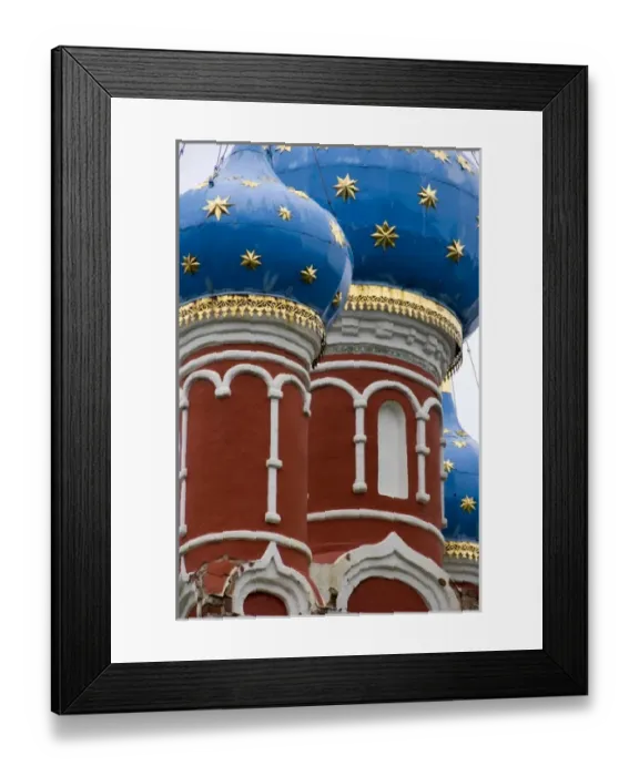 Framed Print : Russia, Golden Ring city of Uglich on the Volga. Church of St. Dmitry (aka Demetrius) on the Blood