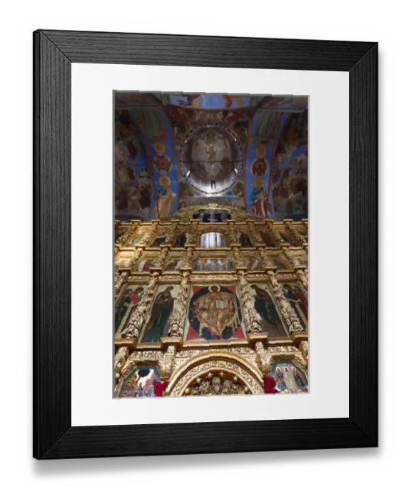 Framed Print : Russia, Kostroma Oblast, Golden Ring, Kostroma, Monastery of Saint Ipaty, Trinity Cathedral