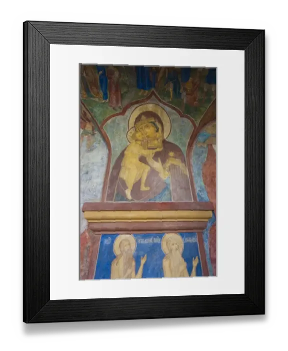 Framed Print : Russia, Kostroma Oblast, Golden Ring, Kostroma, Monastery of Saint Ipaty, Trinity Cathedral