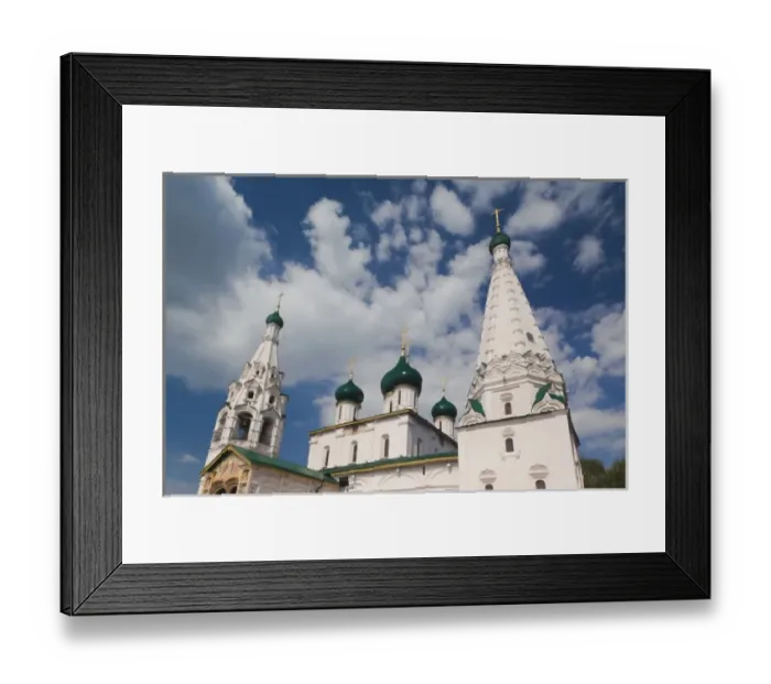 Framed Print : Russia, Yaroslavl Oblast, Golden Ring, Yaroslavl, Church of Elijah the Prophet