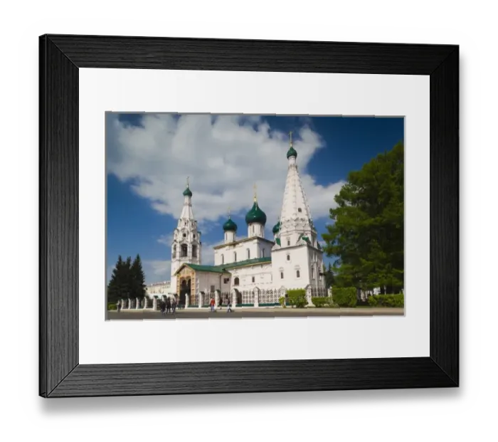 Framed Print : Russia, Yaroslavl Oblast, Golden Ring, Yaroslavl, Church of Elijah the Prophet