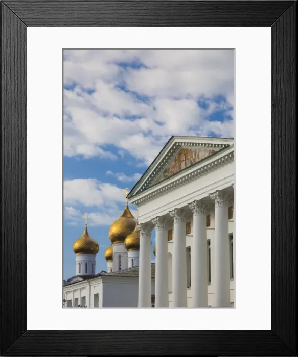 Framed Print : Russia, Yaroslavl Oblast, Golden Ring, Yaroslavl, Uspenski Cathedral and the Art Museum Framed Print : Russia, Yaroslavl Oblast, Golden Ring, Yaroslavl, Uspenski Cathedral and the Art Museum