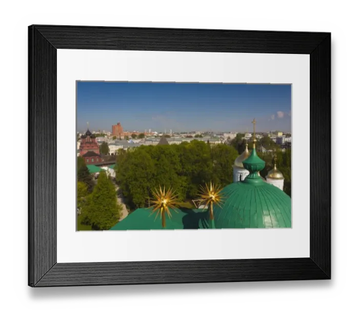 Framed Print : Russia, Yaroslavl Oblast, Golden Ring, Yaroslavl, Yaroslavl Kremlin, elevated city Framed Print : Russia, Yaroslavl Oblast, Golden Ring, Yaroslavl, Yaroslavl Kremlin, elevated city