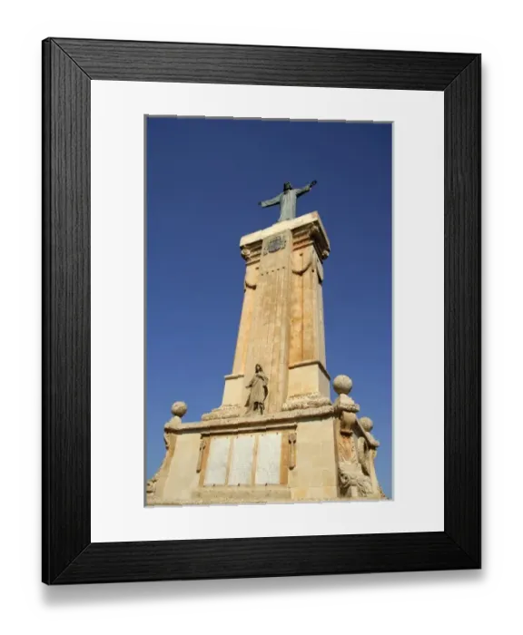 Framed Print : Europe, Spain, Minorca (aka Menorca), Bull Hill (aka Mounte Toro). Minorcas highest point