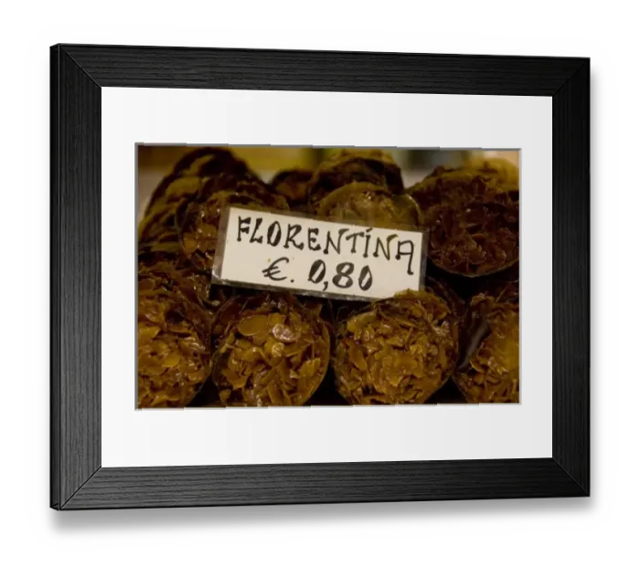 Framed Print : Spain, Catalonia, Barcelona. Bakery shop window
