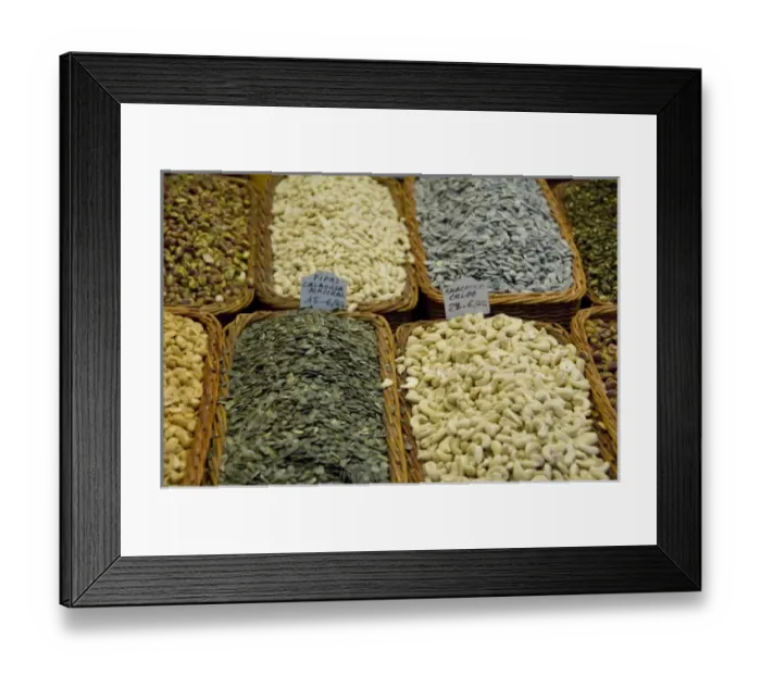 Framed Print : Unknown. Spain, Catalonia, Barcelona. La Rambla, Popular covered fresh food market, 