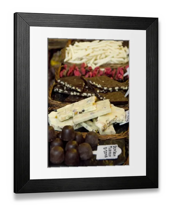 Framed Print : Spain, Catalonia, Barcelona. La Rambla, Popular covered fresh food market, (aka Mercat Framed Print : Spain, Catalonia, Barcelona. La Rambla, Popular covered fresh food market, (aka Mercat