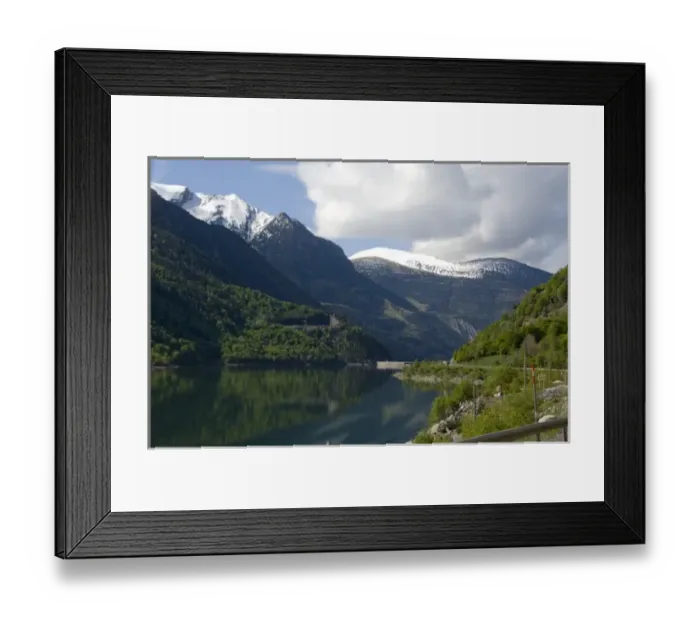 Framed Print : Spain, Catalonia, Pyrenees Mountains. View of lake and dam from mountian road Framed Print : Spain, Catalonia, Pyrenees Mountains. View of lake and dam from mountian road