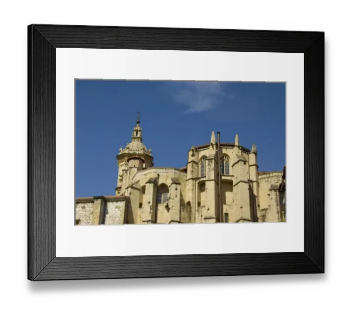 Framed Print : Spain, Guipuzcoa coast, Hondarribia (aka Fuenterrabia). Church of Santa Maria de la Asuncion Framed Print : Spain, Guipuzcoa coast, Hondarribia (aka Fuenterrabia). Church of Santa Maria de la Asuncion