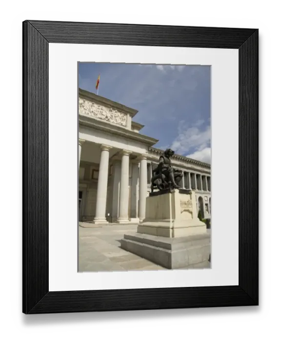 Framed Print : Spain, Madrid. Prado museum exterior Framed Print : Spain, Madrid. Prado museum exterior