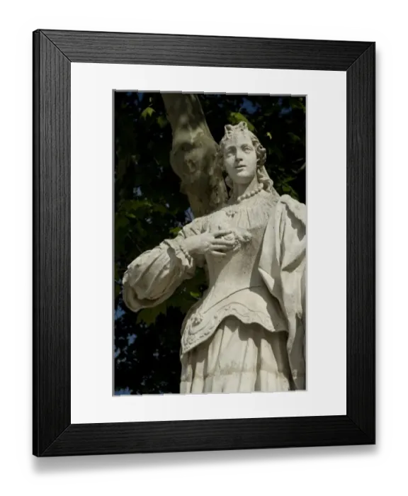 Framed Print : Spain, Madrid. Royal Palace, statue of D. Sancha, Reina de Leon Framed Print : Spain, Madrid. Royal Palace, statue of D. Sancha, Reina de Leon