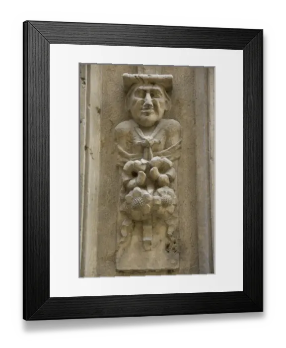 Framed Print : Spain, Pamplona (aka Iruna). Building detail Framed Print : Spain, Pamplona (aka Iruna). Building detail