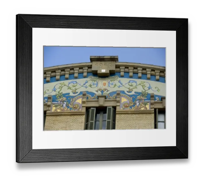 Framed Print : Spain, Pamplona (aka Iruna). San Francisco plaza Framed Print : Spain, Pamplona (aka Iruna). San Francisco plaza