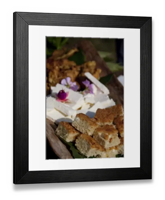Framed Print : Serbia, Donji Milanovac. Port city along Danube River. Traditional Serbian snack Framed Print : Serbia, Donji Milanovac. Port city along Danube River. Traditional Serbian snack