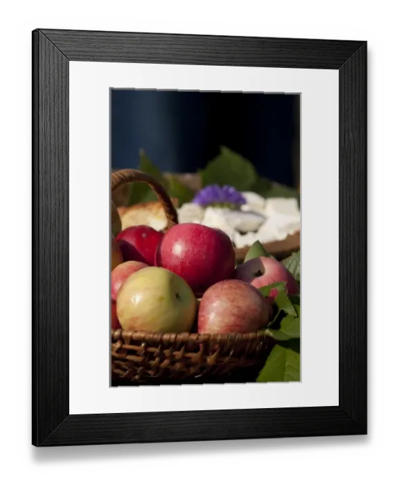 Framed Print : Serbia, Donji Milanovac. Port city along Danube River. Traditional Serbian snack with apples Framed Print : Serbia, Donji Milanovac. Port city along Danube River. Traditional Serbian snack with apples