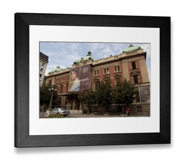 Framed Print : Serbia, Belgrade. Republic Square (aka Trg Republike), heart of the historic district Framed Print : Serbia, Belgrade. Republic Square (aka Trg Republike), heart of the historic district